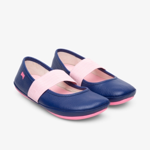 Camper Right Kids Ballerinas US-15861 Blue Sale Clearance USA